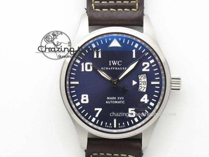 MIROTIME 0320 Mark XVIII Le Petit Prince IW327004 SS Mk Maker Best Edition Blue Dial On Brown Leather Strap A TimelessDesign 7296